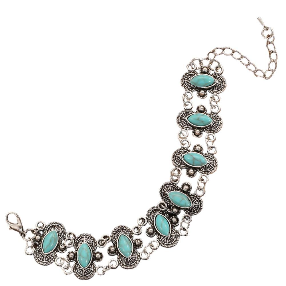 Western Country Style Turquoise Bracelet Tribal Bohemian Bangles Wide Bangle Jewelry Accessories
Western Country Style Turquoise Bracelet Tribal Bohemian Bangles Wide Bangle Jewelry Accessories