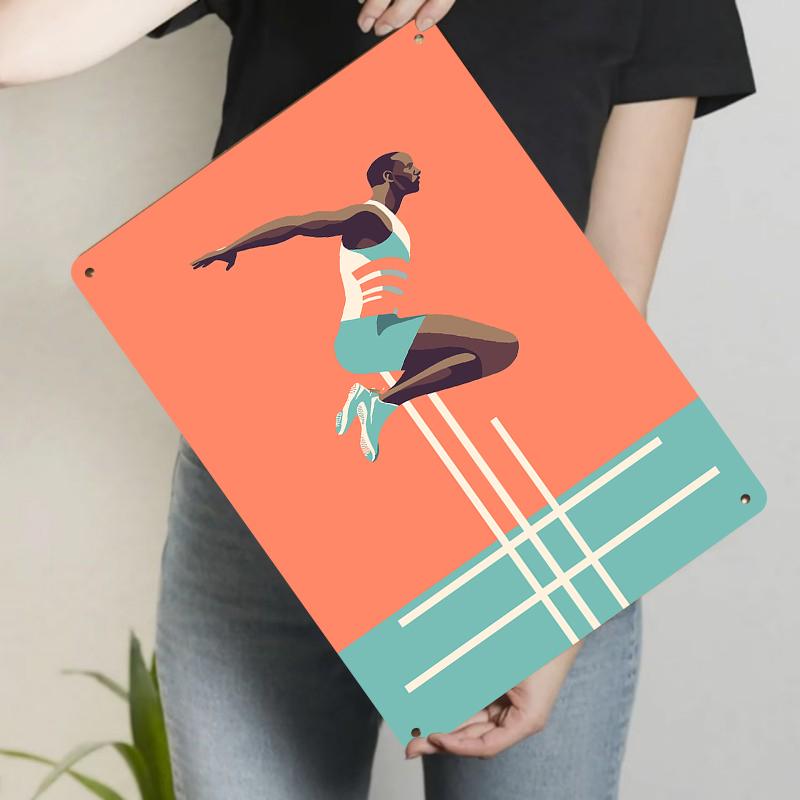 Modern Minimalist Sports Figure Silhouette Metal Wall Art Decor for Living Room Bedroom 20x30cm(7.8x11.8inch)
Modern Minimalist Sports Figure Silhouette Metal Wall Art Decor for Living Room Bedroom 20x30cm(7.8x11.8inch)