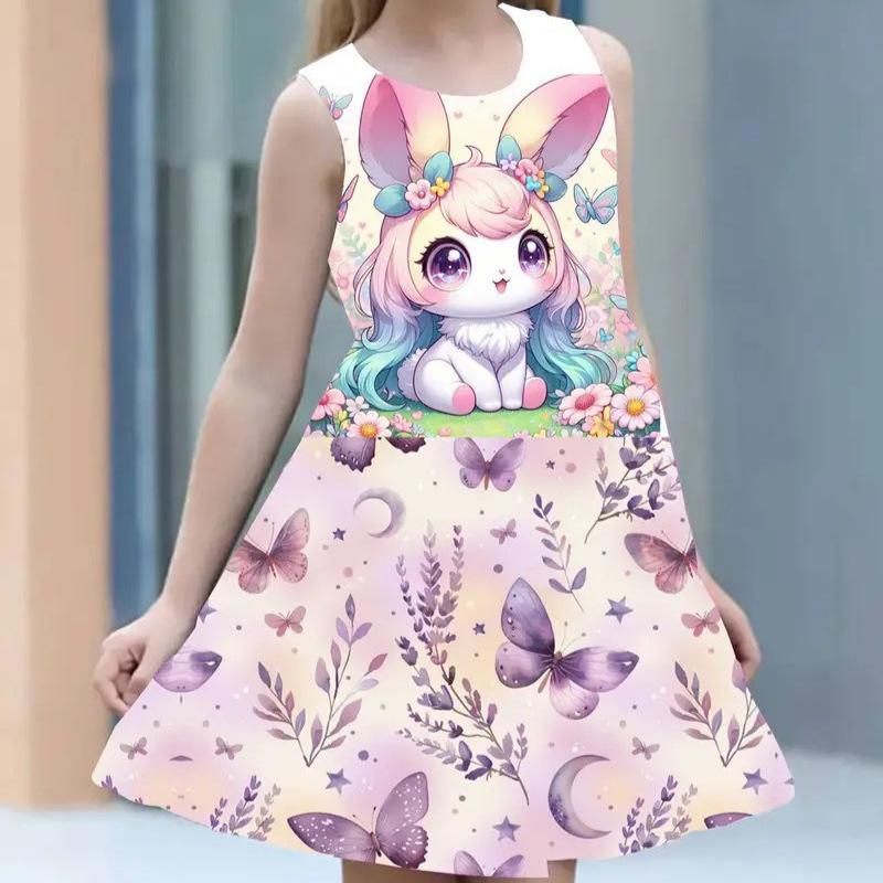 Sleeveless round neck vest dress dress dresses Yangqi cute anime 3D digital printing pattern princess dresses 150cm
Sleeveless round neck vest dress dress dresses Yangqi cute anime 3D digital printing pattern princess dresses 150cm