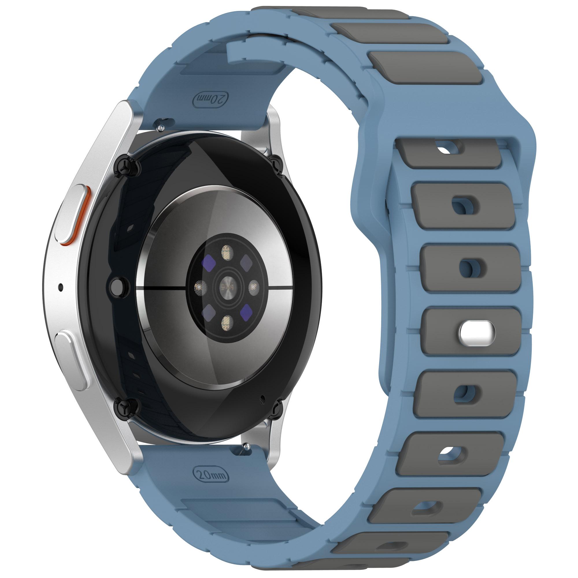 Silicone Strap for Samsung Galaxy Watch7 44mm 40mm/Watch6 44mm 40mm/Watch6 Classic 47mm 43mm Universal 20mm Dual Color Watch Band H
Silicone Strap for Samsung Galaxy Watch7 44mm 40mm/Watch6 44mm 40mm/Watch6 Classic 47mm 43mm Universal 20mm Dual Color Watch Band H