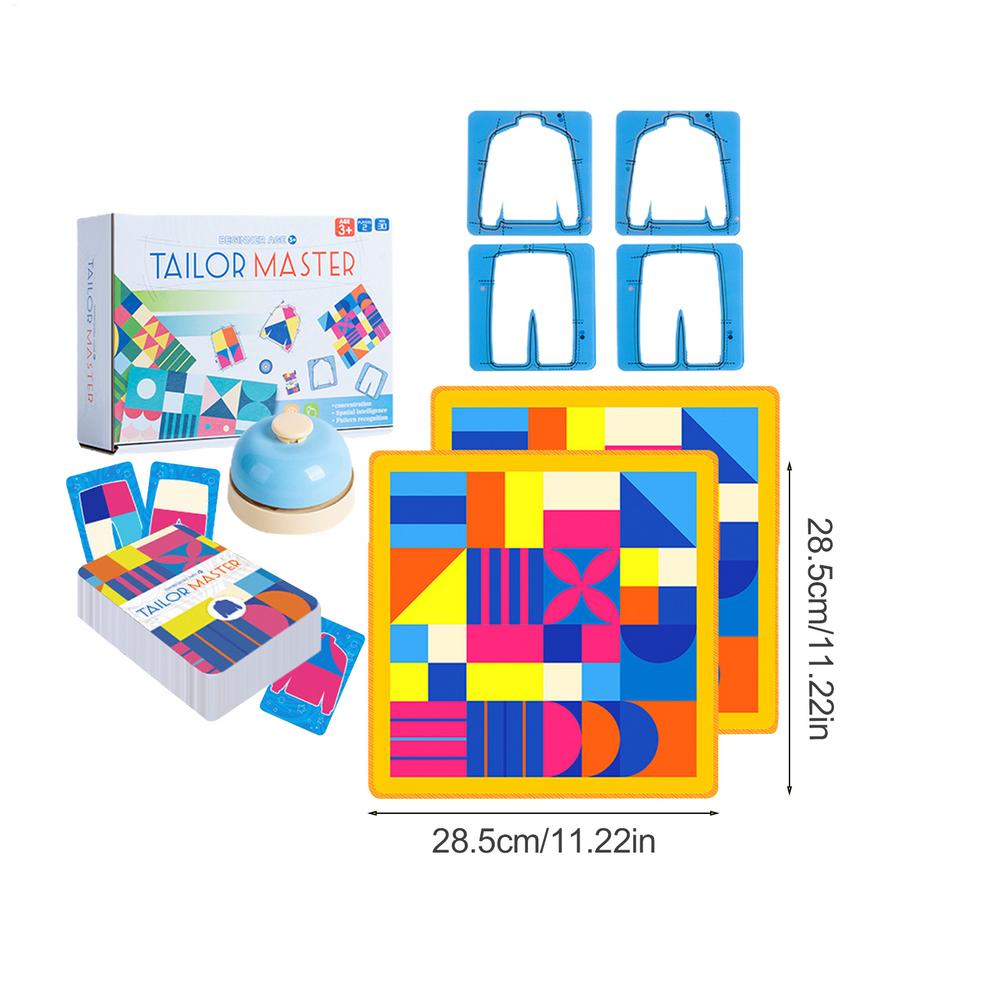 Tailor Master Battle Game Children Toys Funny Table Game Color Shape Interactive Montessori Educational Toys
Tailor Master Battle Game Children Toys Funny Table Game Color Shape Interactive Montessori Educational Toys