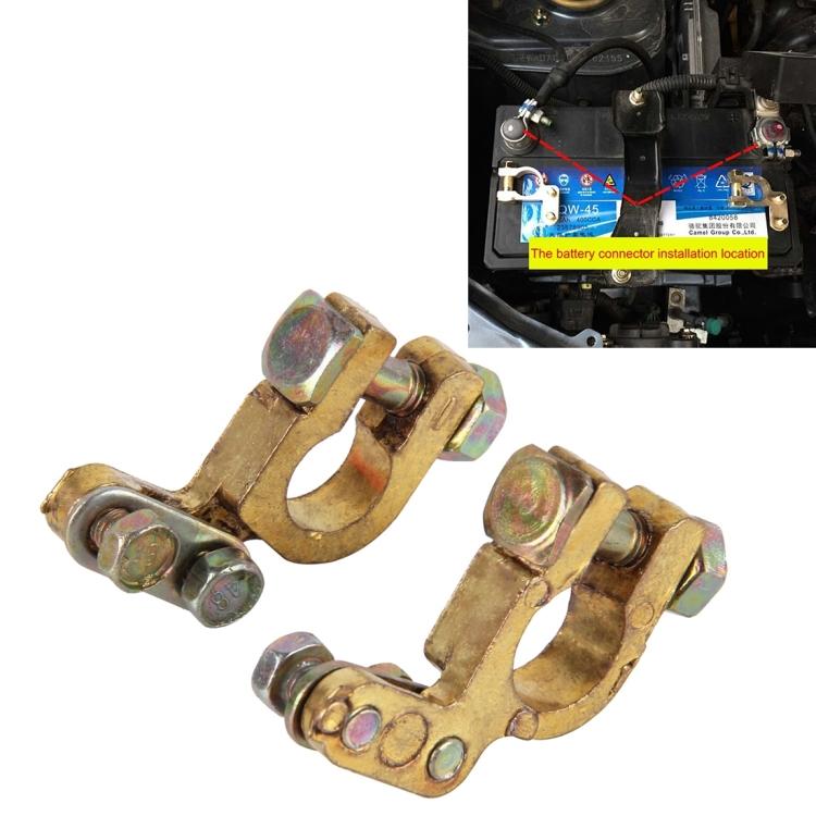 2 PCS Brass Positive and Negative Car Battery Connectors Terminals Clamps Clips, Inner Diameter: 1.2cm
2 PCS Brass Positive and Negative Car Battery Connectors Terminals Clamps Clips, Inner Diameter: 1.2cm