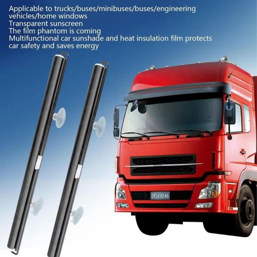 Retractable UV-Protection Curtains Black Window Sun Visors New Windscreen Sunshade 45x150cm
Retractable UV-Protection Curtains Black Window Sun Visors New Windscreen Sunshade 45x150cm
