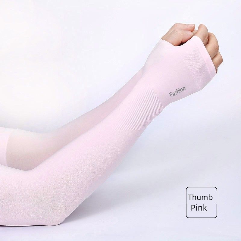 Sun Protection Sleeve Summer Viscose Fiber Oversleeve Men Ice Cool Sleeve Women s Thin Electric Driving Sun-Proof Gloves Thumb pink (single and double) All yards
Sun Protection Sleeve Summer Viscose Fiber Oversleeve Men Ice Cool Sleeve Women s Thin Electric Driving Sun-Proof Gloves Thumb pink (single and double) All yards