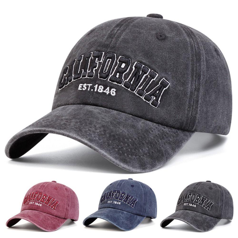 Adjustable Distressed Faded Cap CALIFORNIA Washed Baseball Hats Man Women Outdoor Sports темно-сірий колір
Adjustable Distressed Faded Cap CALIFORNIA Washed Baseball Hats Man Women Outdoor Sports темно-сірий колір