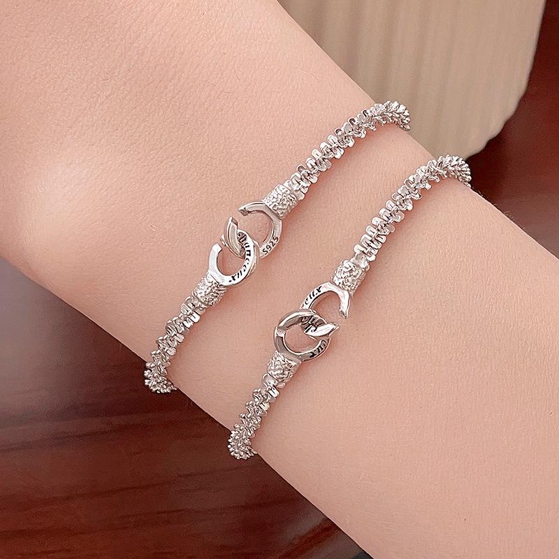Banyan Tree S925 Silver Sparkling Luxury Women s Double Ring Bracelet 2024 Platinum - 17cm
Banyan Tree S925 Silver Sparkling Luxury Women s Double Ring Bracelet 2024 Platinum - 17cm