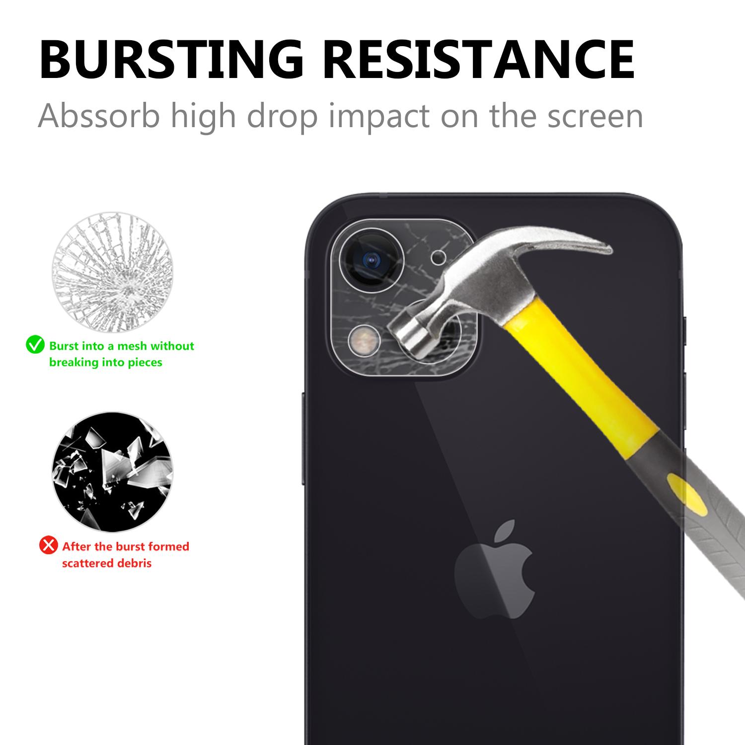Ultra Clear HD Tempered Glass Shatter-Proof Camera Lens Protector Films for iPhone 13 6.1 inch Type A
Ultra Clear HD Tempered Glass Shatter-Proof Camera Lens Protector Films for iPhone 13 6.1 inch Type A
