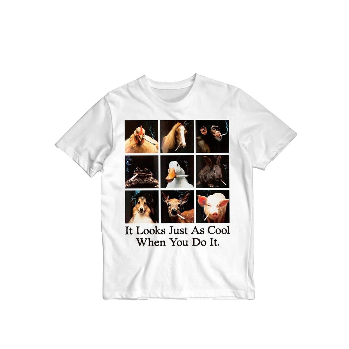 It Looks Just as Cool When You Do It Shirt – Funny Smoking Animals Meme T-Shirt M
It Looks Just as Cool When You Do It Shirt – Funny Smoking Animals Meme T-Shirt M