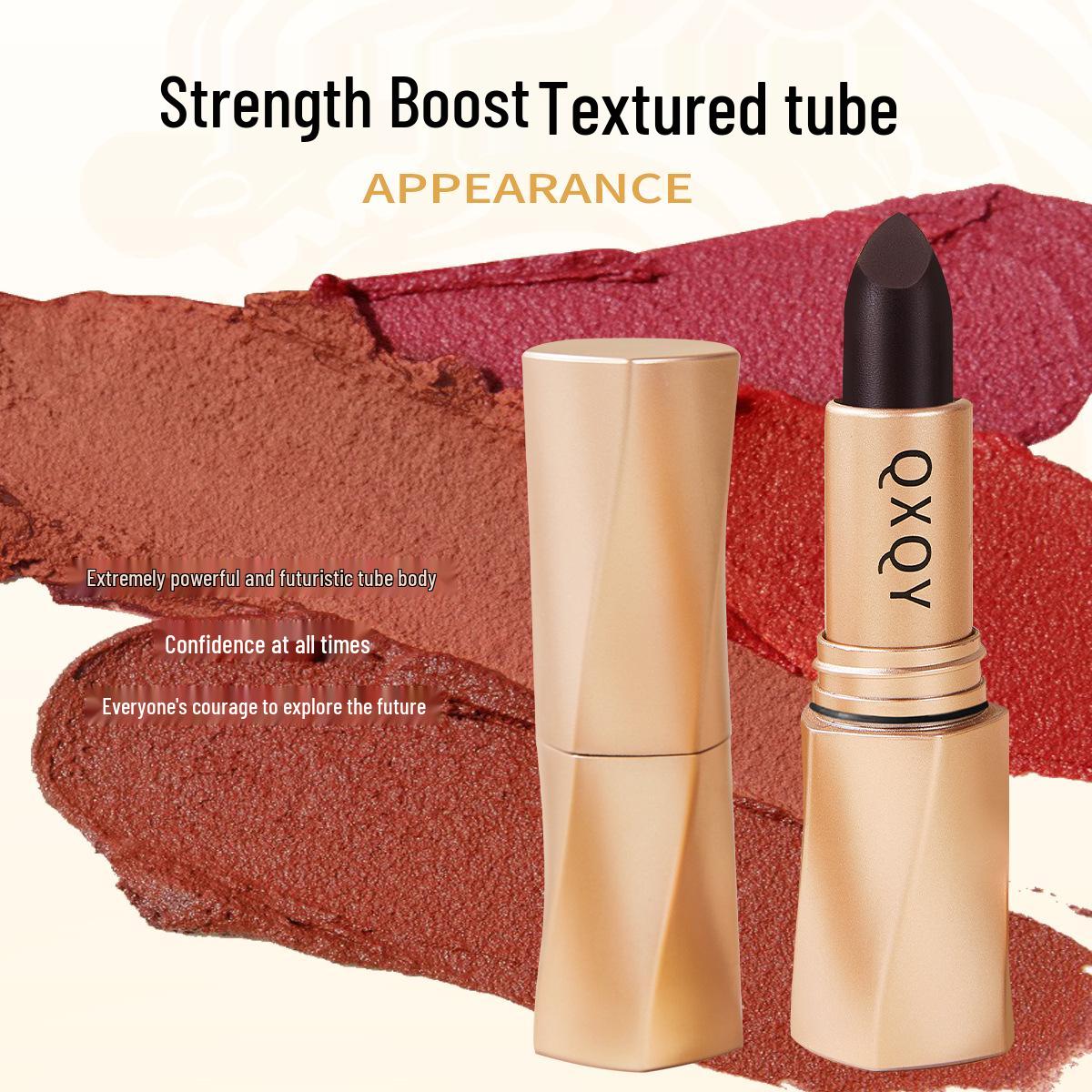 QXQY Black Velvet Matte Lipstick: Smooth, Long-Lasting, Non-Stick, and Full Color. 3.7g
QXQY Black Velvet Matte Lipstick: Smooth, Long-Lasting, Non-Stick, and Full Color. 3.7g