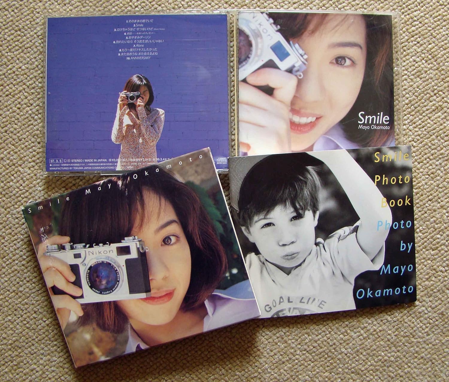 CD MAYO OKAMOTO - Smile TKCA71000PROMO Tokuma Japan Co 1997 Japan ObiJapanese Pop/Rock Used
CD MAYO OKAMOTO - Smile TKCA71000PROMO Tokuma Japan Co 1997 Japan ObiJapanese Pop/Rock Used
