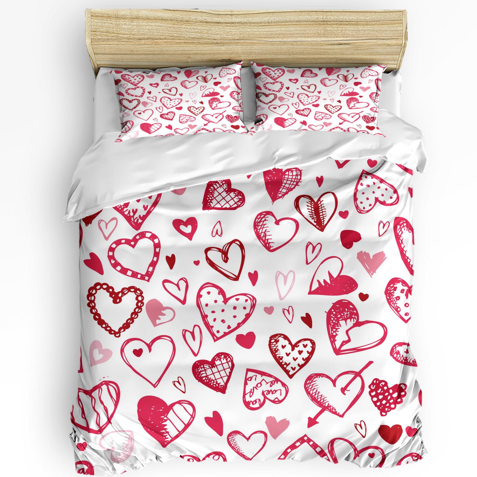Heart Love Bedding Set 3pcs Boys Girls Duvet Cover Pillowcase Kids Adult Quilt Cover Double Bed Set Home Textile EU single(135x200cm)
Heart Love Bedding Set 3pcs Boys Girls Duvet Cover Pillowcase Kids Adult Quilt Cover Double Bed Set Home Textile EU single(135x200cm)