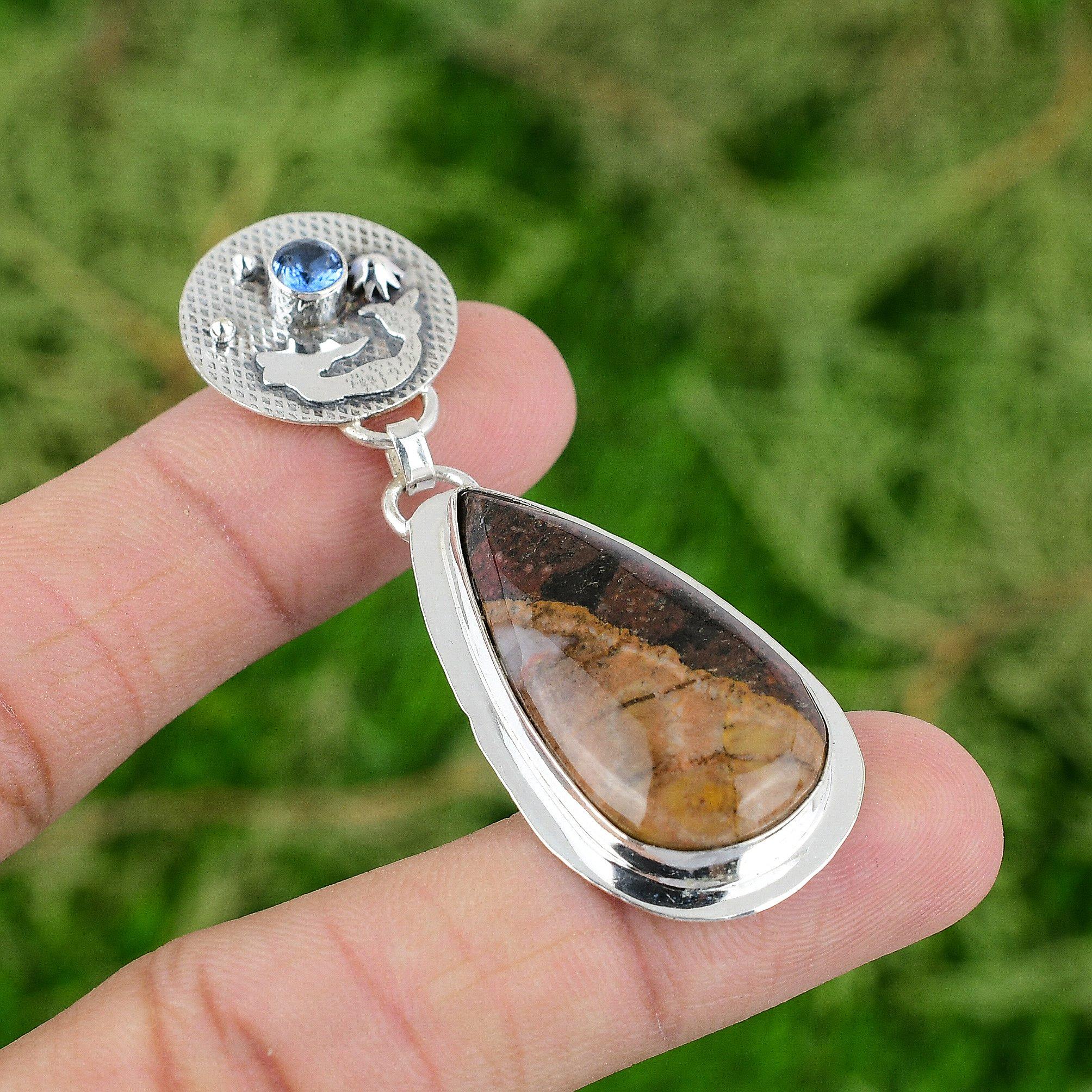 Bauxite Pendant Very Pretty Gemstone Pendant Handmade Pendant 925 Sterling Silver Pendant Christmas Gifts
Bauxite Pendant Very Pretty Gemstone Pendant Handmade Pendant 925 Sterling Silver Pendant Christmas Gifts