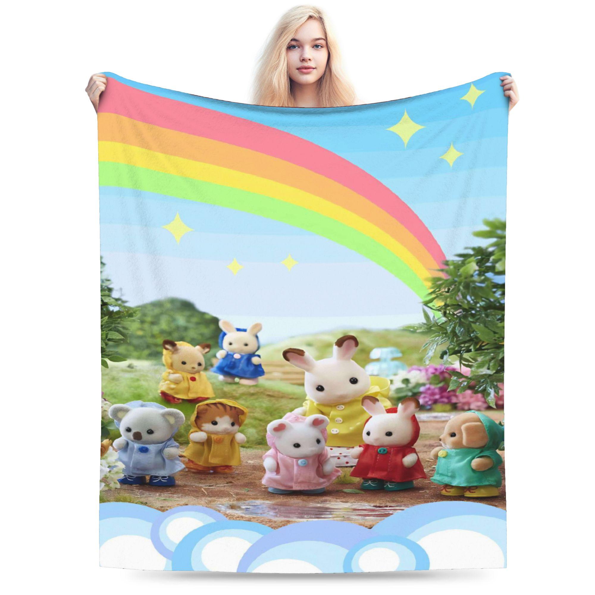 Sylvanian Families Warm Blankets Children Plush Throw Blanket Comfortable Living Room Flannel Bedspread Sofa Bed Cover 75x90cm
Sylvanian Families Warm Blankets Children Plush Throw Blanket Comfortable Living Room Flannel Bedspread Sofa Bed Cover 75x90cm