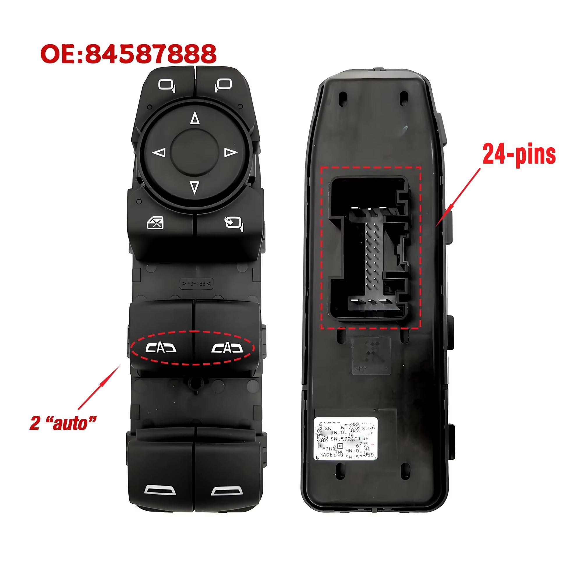 84587888 For Chevrolet Malibu Equinox Bolt EV Buick new LaCrosse 2016-,Front Left Power Window Glass Lifter Control Switch Only for 2 auto
84587888 For Chevrolet Malibu Equinox Bolt EV Buick new LaCrosse 2016-,Front Left Power Window Glass Lifter Control Switch Only for 2 auto