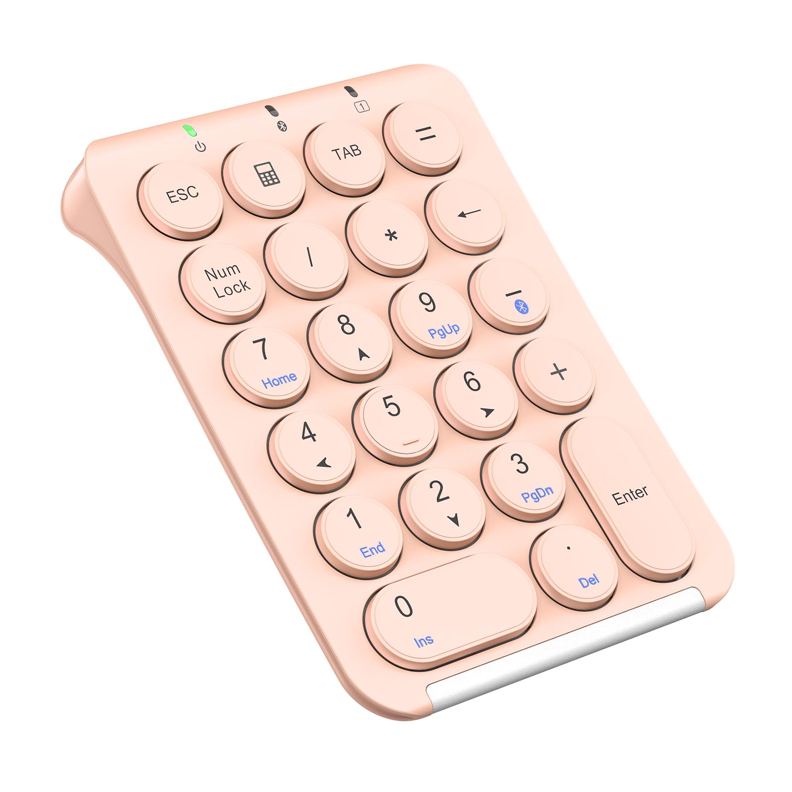 iClever Bluetooth Wireless Numeric Keyboard with with Tab Bluetooth Wireless Number or Shortcut for PCs and Compatible with and Pink Pantograph, рожевий
iClever Bluetooth Wireless Numeric Keyboard with with Tab Bluetooth Wireless Number or Shortcut for PCs and Compatible with and Pink Pantograph, рожевий