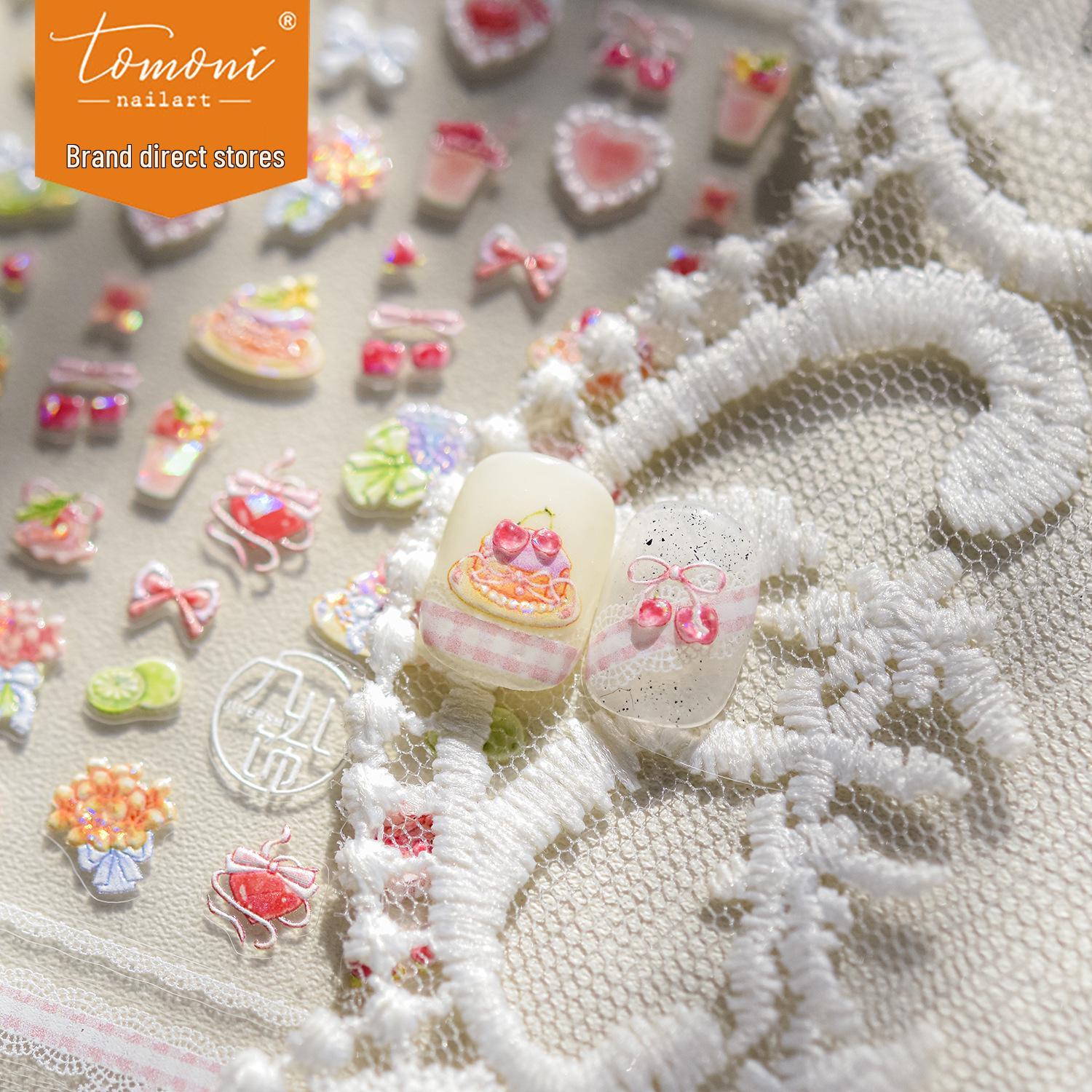 Tomoni 3D Embossed Children s Nail Stickers - Heart & Dessert Themed Japanese Stationery
Tomoni 3D Embossed Children s Nail Stickers - Heart & Dessert Themed Japanese Stationery
