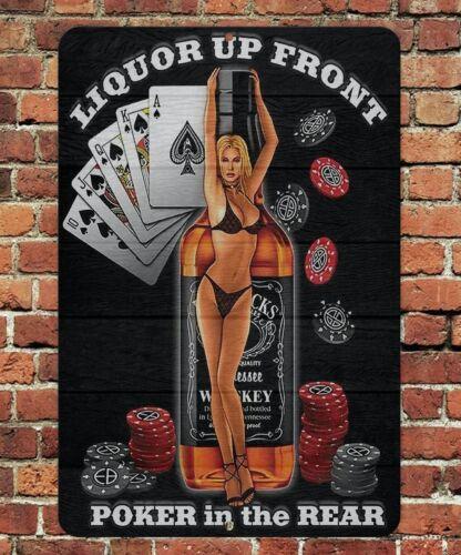 Liquor Up Front Poker In Rear x Sign Metal Aluminum Pin Up Bar Garage FunnyAluminum 20x30cm(7.8x11.8inch)
Liquor Up Front Poker In Rear x Sign Metal Aluminum Pin Up Bar Garage FunnyAluminum 20x30cm(7.8x11.8inch)