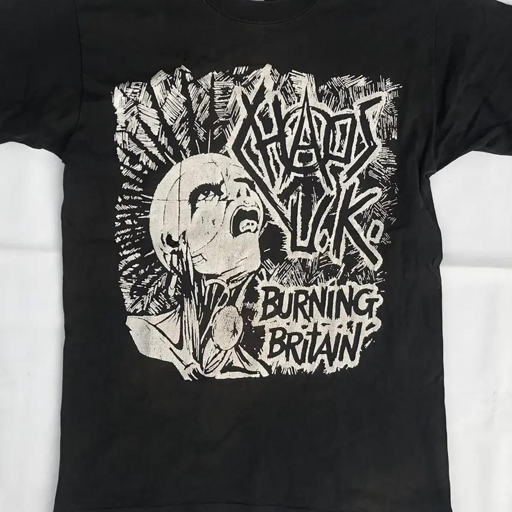CHAOS U.K rock band burning britain black Tshirt Unisex All sizes XA80 Unisex T-Shirt XXXXL
CHAOS U.K rock band burning britain black Tshirt Unisex All sizes XA80 Unisex T-Shirt XXXXL