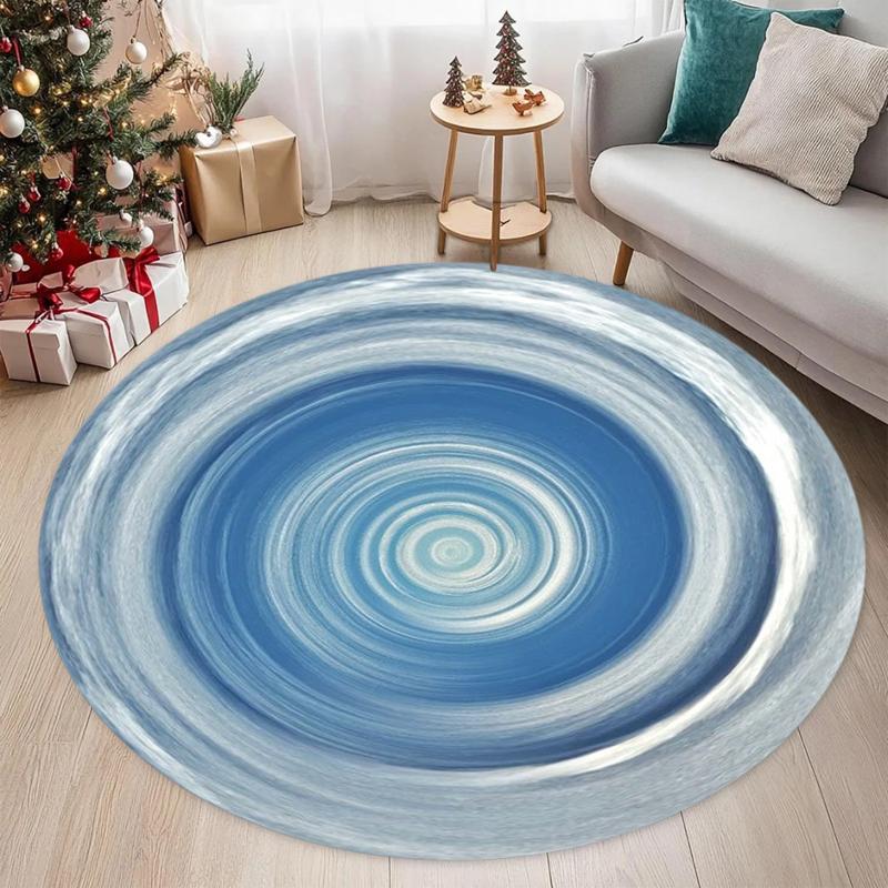 Serene Blue & White Gradient Swirl Round Rug Anti-slip Soft Minimalist Carpet for Living Room Home Office Bedroom Decor 60cmx60cm
Serene Blue & White Gradient Swirl Round Rug Anti-slip Soft Minimalist Carpet for Living Room Home Office Bedroom Decor 60cmx60cm