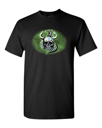 Metallic Dragon And Skull Horn Tanya Ramsey Artworks Art DT Adult T-Shirts Tee 5XL різнокольоровий
Metallic Dragon And Skull Horn Tanya Ramsey Artworks Art DT Adult T-Shirts Tee 5XL різнокольоровий
