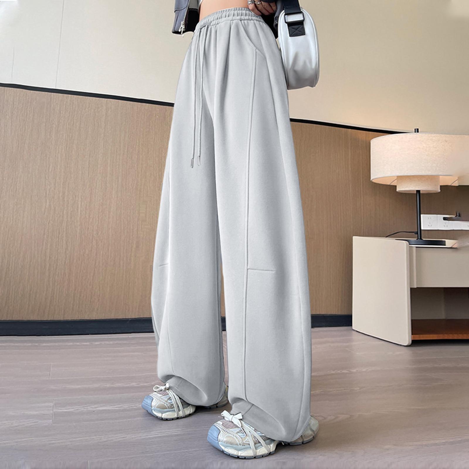 Women s Fashionable Loose Fleece Lined Trousers L
Women s Fashionable Loose Fleece Lined Trousers L