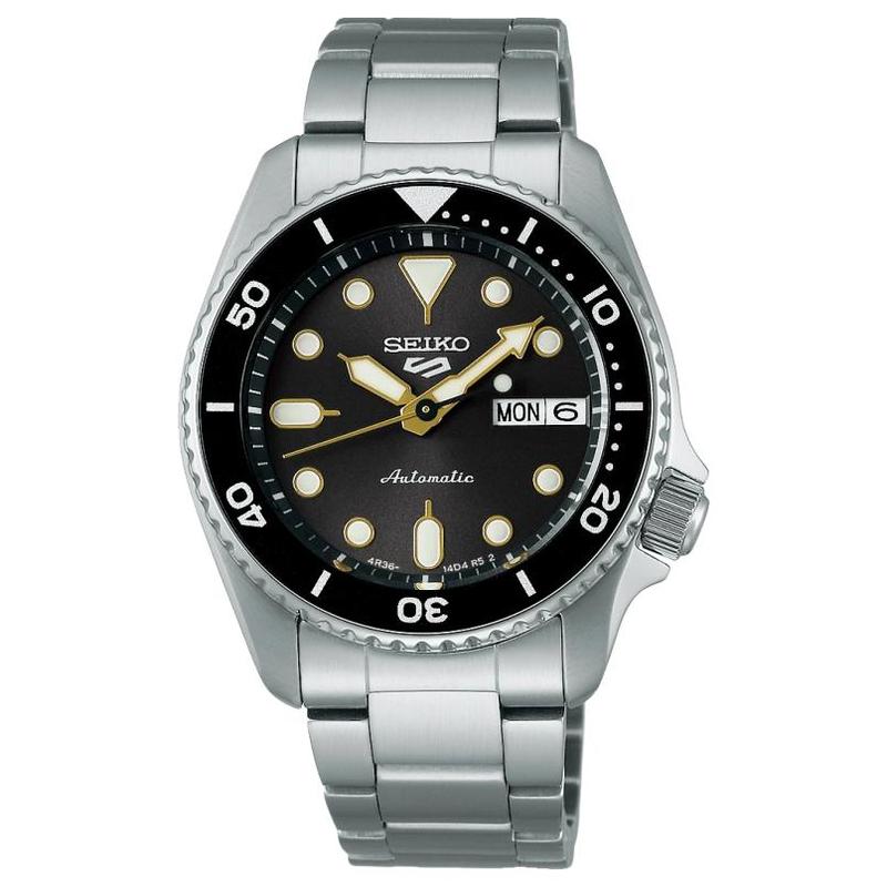 SEIKO No. 5 series 100 meters waterproof, fashionable and versatile, Automatic, Steel Strap, , 38mm women s watch, black dial SRPL79
SEIKO No. 5 series 100 meters waterproof, fashionable and versatile, Automatic, Steel Strap, , 38mm women s watch, black dial SRPL79