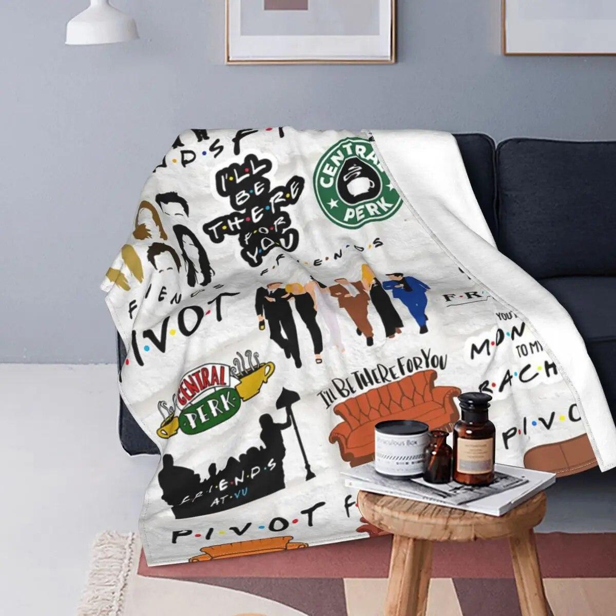 Вязаные одеяла для телевизора Friends Central Perk, фланелевые супер мягкие одеяла с героями мультфильмов для домашнего дивана, покрывало
Вязаные одеяла для телевизора Friends Central Perk, фланелевые супер мягкие одеяла с героями мультфильмов для домашнего дивана, покрывало