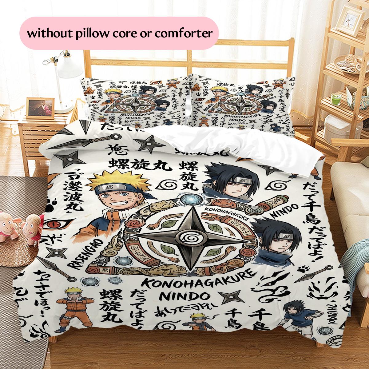 Naruto Elements Pattern Bedding Quilt Set Home Decoration Gift (1 * duvet cover + 2 * pillowcase without core) 135x200cm
Naruto Elements Pattern Bedding Quilt Set Home Decoration Gift (1 * duvet cover + 2 * pillowcase without core) 135x200cm