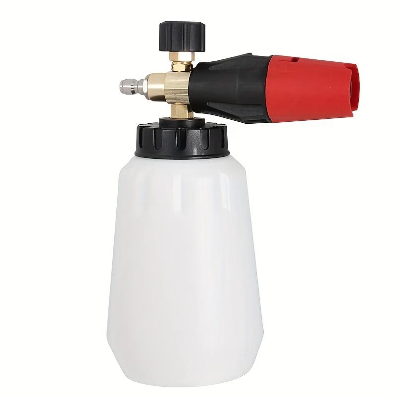 High pressure snowflake foam spray gun 1L large capacity 1/4 quick connect adjustable spray angle high pressure cleaning tool прозорий
High pressure snowflake foam spray gun 1L large capacity 1/4 quick connect adjustable spray angle high pressure cleaning tool прозорий