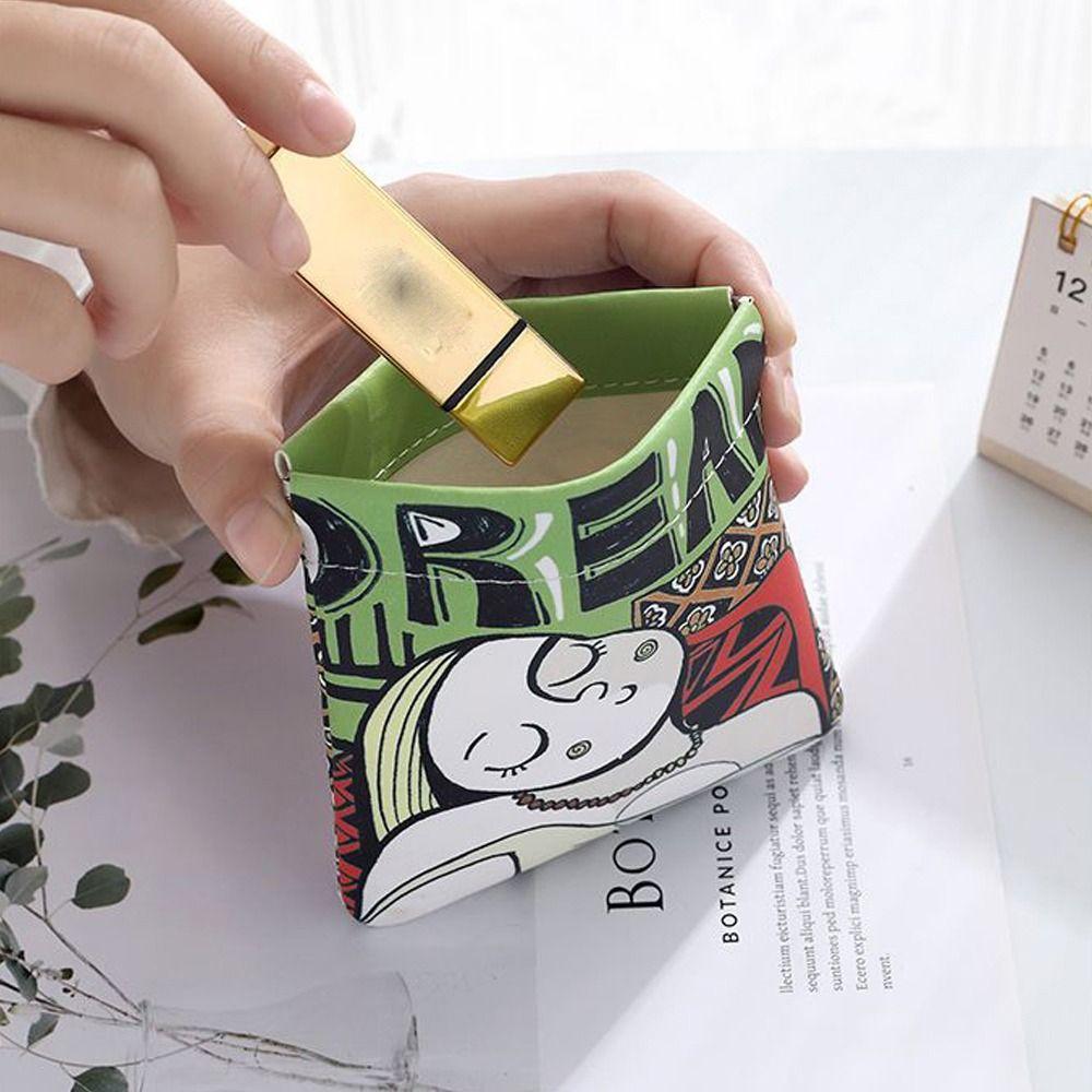 Self-closing Card Holder Cosmetic Bag Women Spring Bag Girls Storage Bag PU Leather Coin Purse
Self-closing Card Holder Cosmetic Bag Women Spring Bag Girls Storage Bag PU Leather Coin Purse
