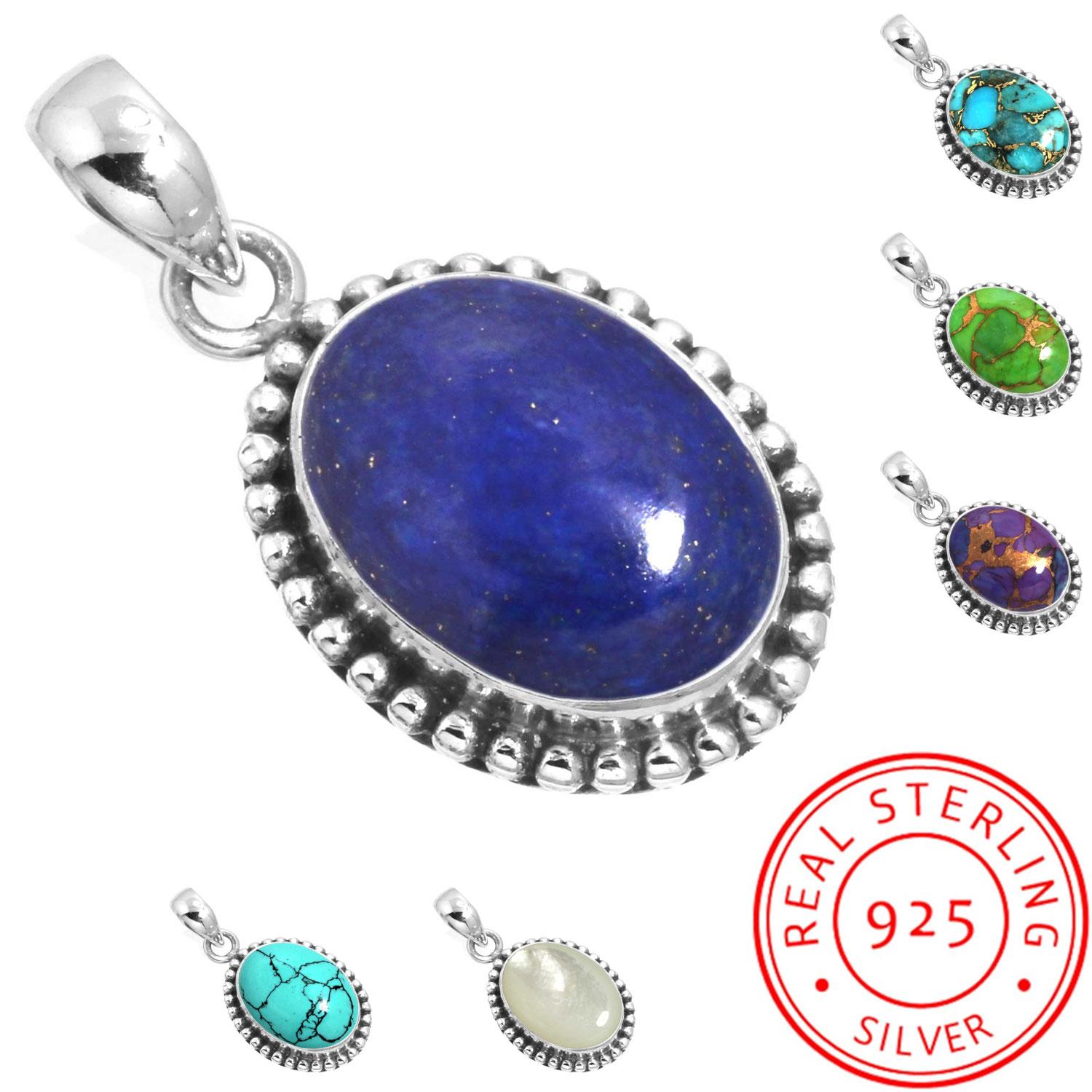 925 Sterling Silver Pendant Women Gemstone Handmade Jewelry Christmas Gift Blue Green Purple Copper Turquoise Pearl Lapis Mother Of Pearl Victorian мать жемчужного
925 Sterling Silver Pendant Women Gemstone Handmade Jewelry Christmas Gift Blue Green Purple Copper Turquoise Pearl Lapis Mother Of Pearl Victorian мать жемчужного