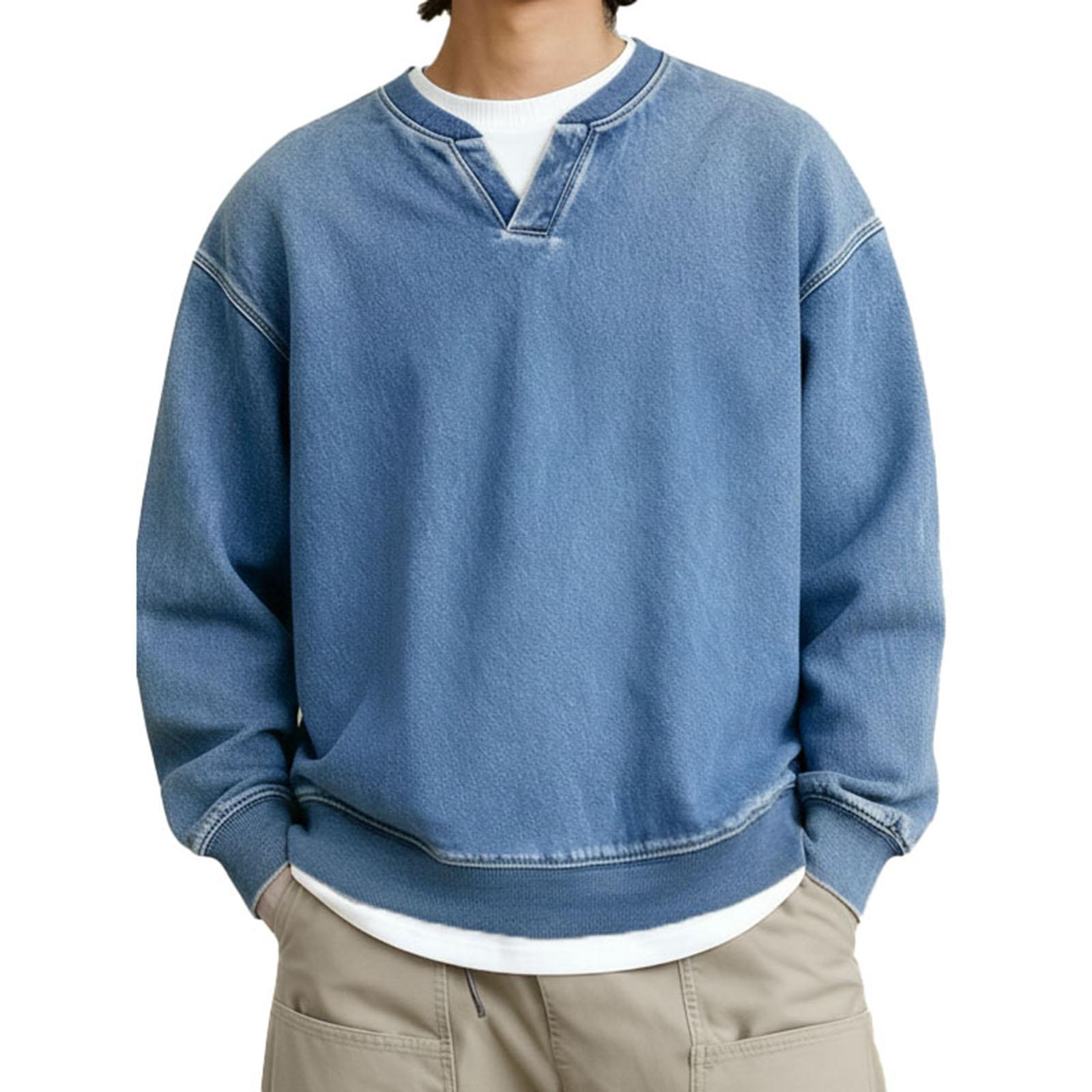 Мужские однотонные топы с длинным рукавом Мужские повседневные модные топы с длинным рукавом XXXL
Мужские однотонные топы с длинным рукавом Мужские повседневные модные топы с длинным рукавом XXXL