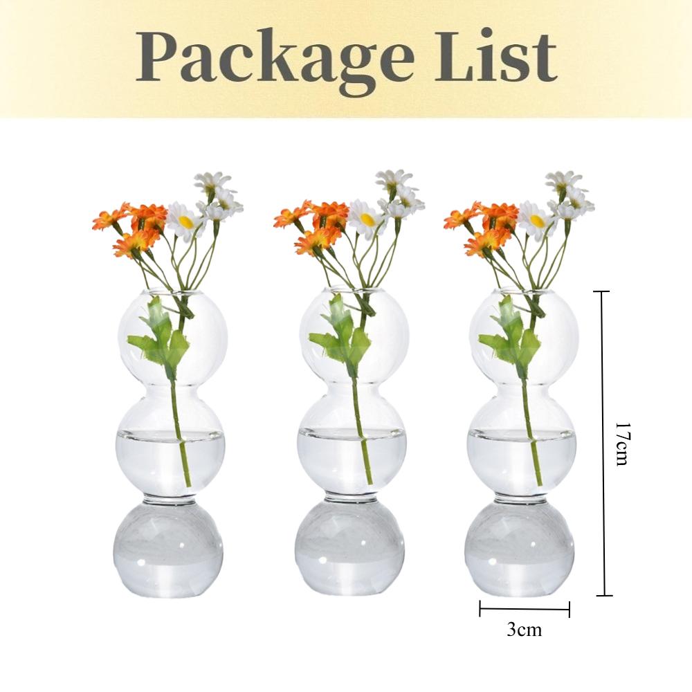 Creative Bubble Vase Hydroponic Ball Shaped Flower Pot Romantic Table Decoration Modern Funny Living Room Decoration Gift
Creative Bubble Vase Hydroponic Ball Shaped Flower Pot Romantic Table Decoration Modern Funny Living Room Decoration Gift
