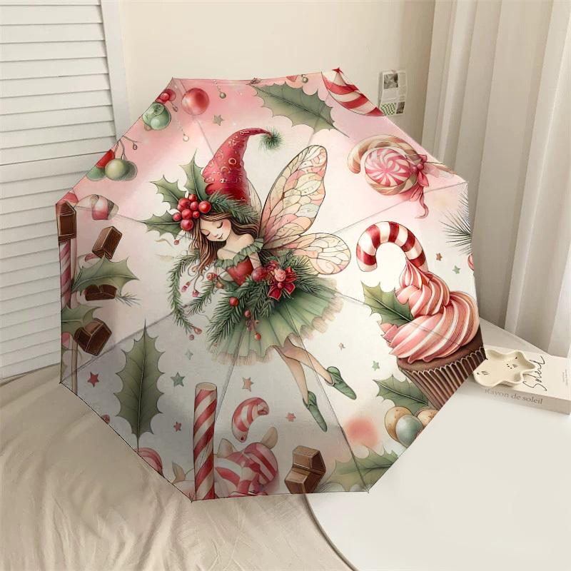 1pc Christmas Fairy Automatic Open/Close Umbrella with Windproof, 8-Rib Sturdy Canopy, Durable Ribs, Fashionable Design1223A
1pc Christmas Fairy Automatic Open/Close Umbrella with Windproof, 8-Rib Sturdy Canopy, Durable Ribs, Fashionable Design1223A