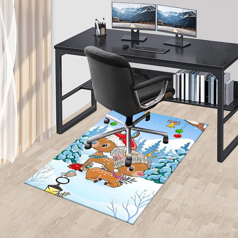 Christmas Deer Anime Cartoon Design Chair Mat Non-Slip Carpet for Office, Home Decor, Living Room, Bedroom, Game Room, Dormitory Gift.R028 60cm by 90cm
Christmas Deer Anime Cartoon Design Chair Mat Non-Slip Carpet for Office, Home Decor, Living Room, Bedroom, Game Room, Dormitory Gift.R028 60cm by 90cm