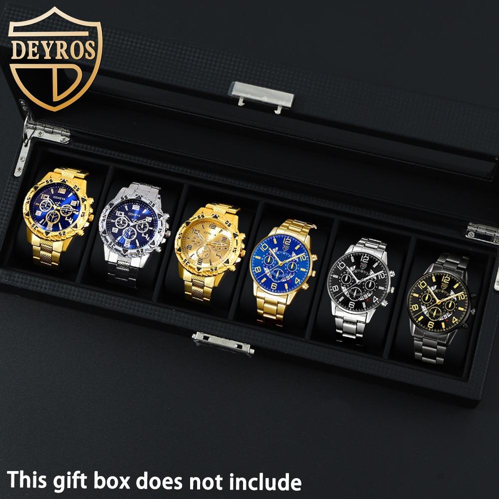 DEYROS 6 Pieces/Set Casual Fashion Men s Watch Set Quartz Men s Watches with Alloy Strap Great for Daily Wear Ideal Gift for Men No
DEYROS 6 Pieces/Set Casual Fashion Men s Watch Set Quartz Men s Watches with Alloy Strap Great for Daily Wear Ideal Gift for Men No