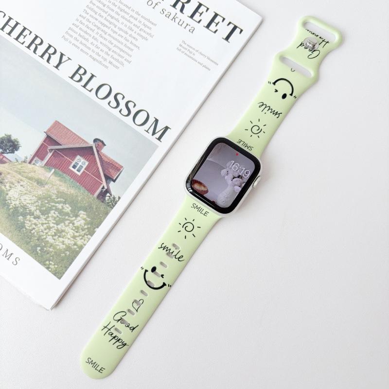 Compatible with Apple Watch Series 11, 10th Gen, iWatch 9-6, SE Smiley Face Silicone Band ULTRA 42/44/45mm and 49mm зелений
Compatible with Apple Watch Series 11, 10th Gen, iWatch 9-6, SE Smiley Face Silicone Band ULTRA 42/44/45mm and 49mm зелений