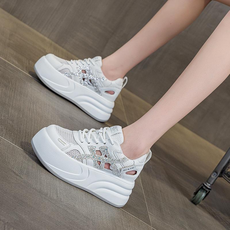 Small man thick-soled heightening small white shoes women s new hollow mesh shoes casual fashion versatile breathable sports women s shoes 34
Small man thick-soled heightening small white shoes women s new hollow mesh shoes casual fashion versatile breathable sports women s shoes 34