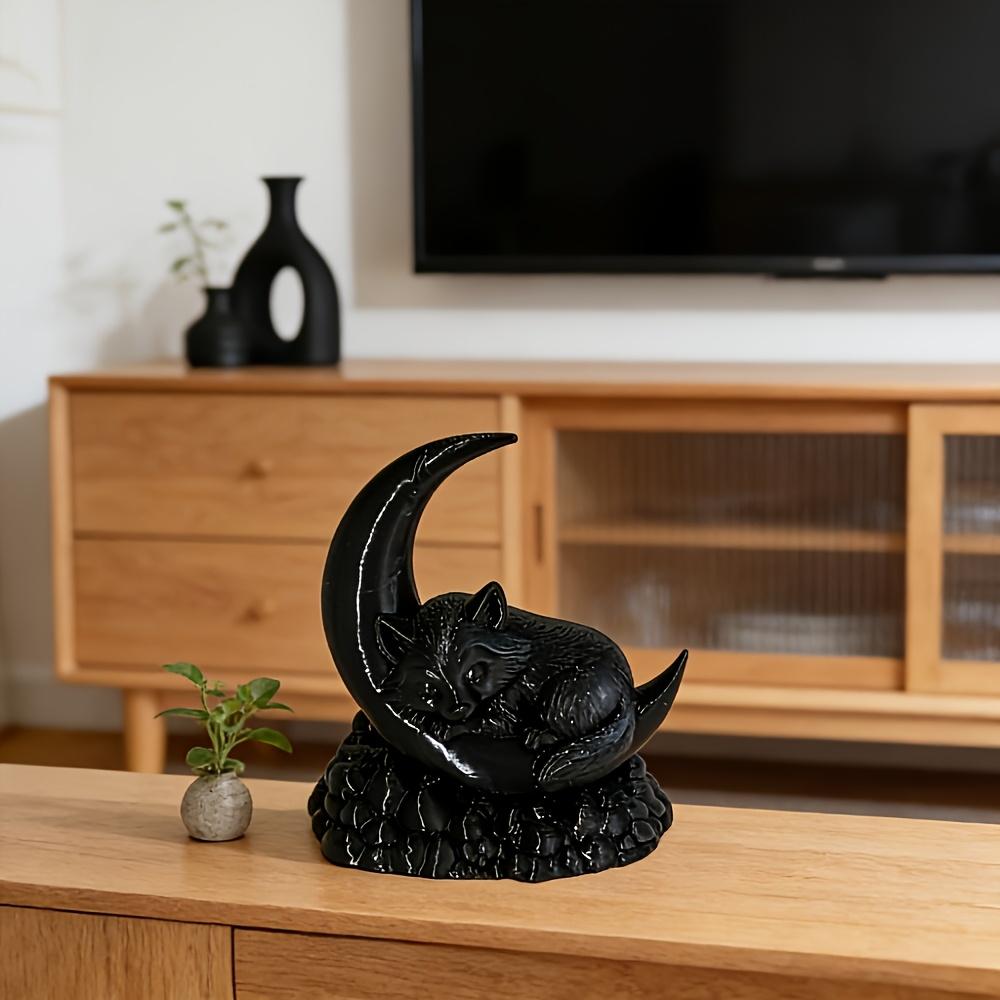 A Cute Little Wolf Cub, Curled Up and Sleeping on A Crescent Moon, Suitable for Desktop Decoration, Perfect Gift for Friends чорний
A Cute Little Wolf Cub, Curled Up and Sleeping on A Crescent Moon, Suitable for Desktop Decoration, Perfect Gift for Friends чорний