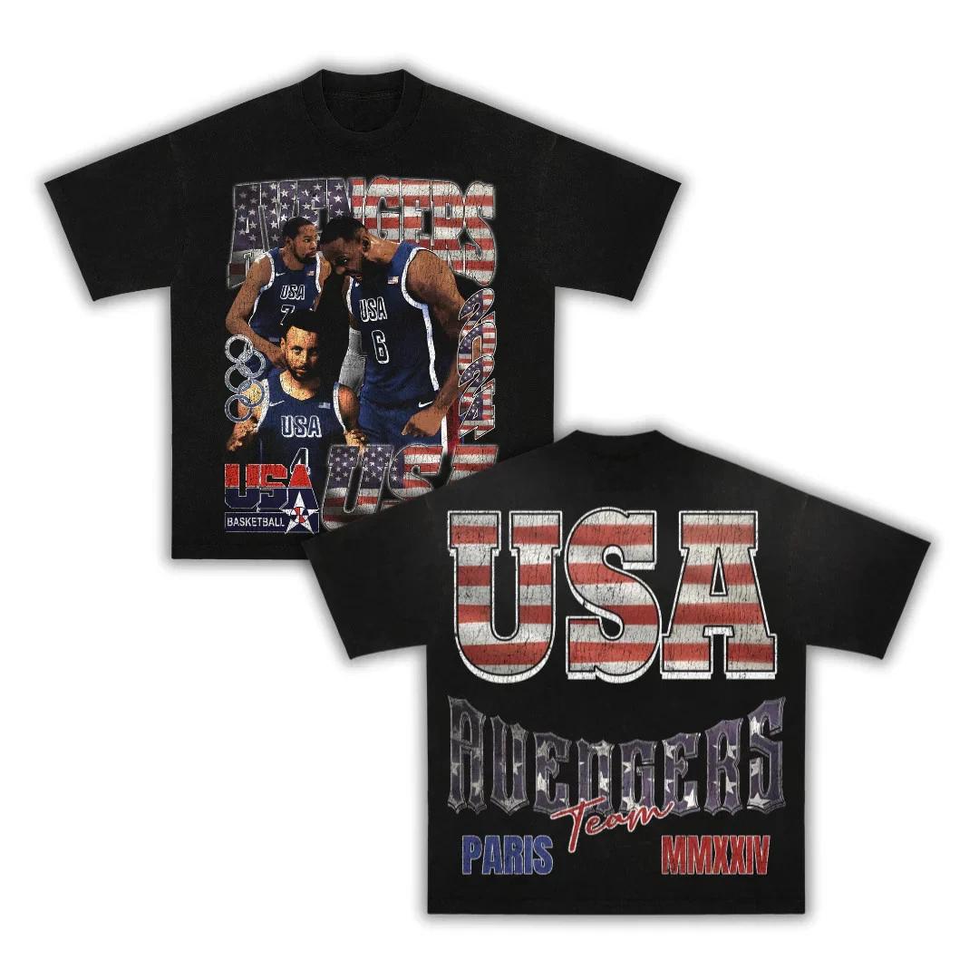 Avengers Team USA Boxy Vintage Graphic Basketball Tee Streetwear Y2K 3XL
Avengers Team USA Boxy Vintage Graphic Basketball Tee Streetwear Y2K 3XL