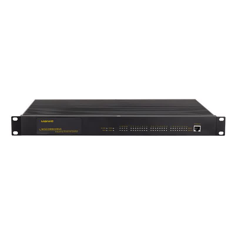 Maiwei 28-Port Layer 3 Managed Industrial 10G Rackmount Switch
Maiwei 28-Port Layer 3 Managed Industrial 10G Rackmount Switch