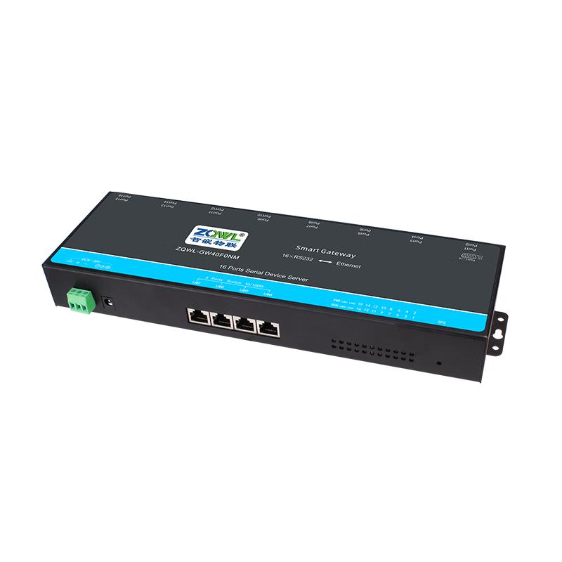ZQWL 4-Port Ethernet 16-Channel RS232 Serial Server
ZQWL 4-Port Ethernet 16-Channel RS232 Serial Server
