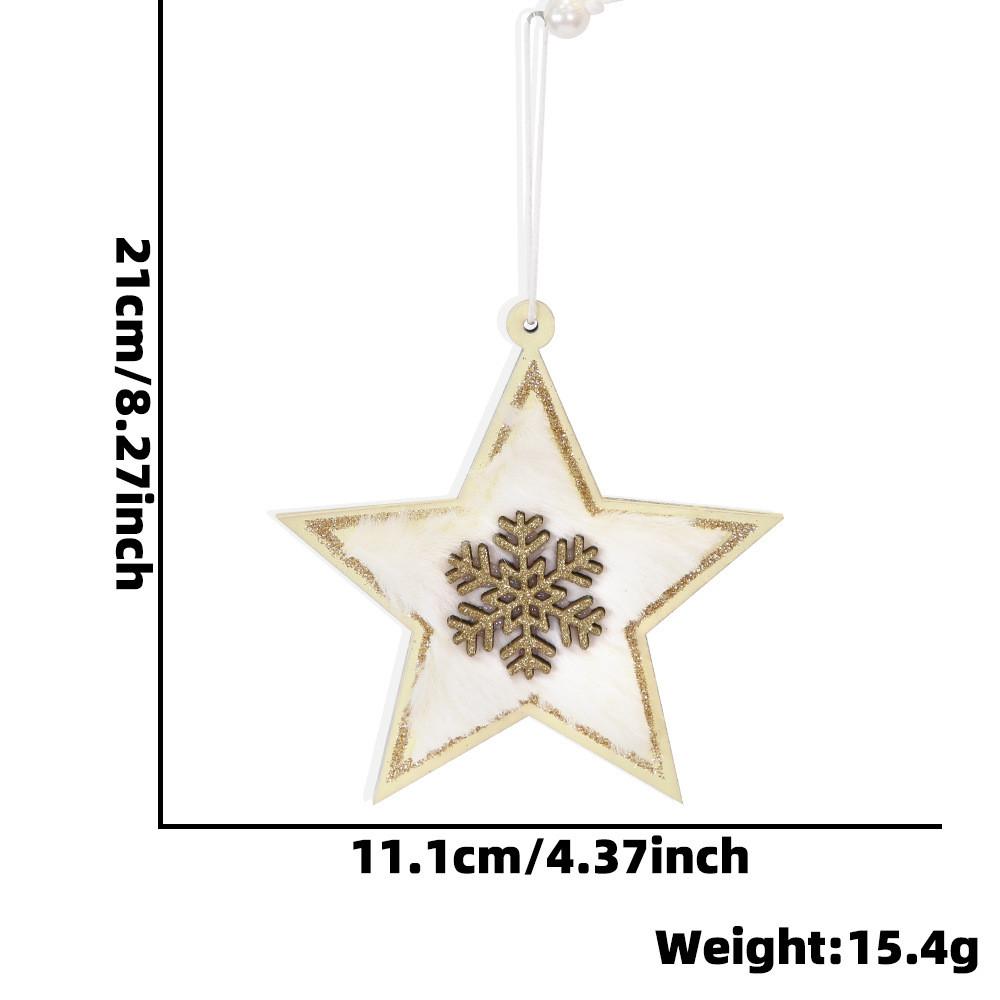 Unique And Charming Cartoon Wooden Star And Snowflake Christmas Ornaments For Joyful Holiday Home Styling Star Snow Pendant
Unique And Charming Cartoon Wooden Star And Snowflake Christmas Ornaments For Joyful Holiday Home Styling Star Snow Pendant