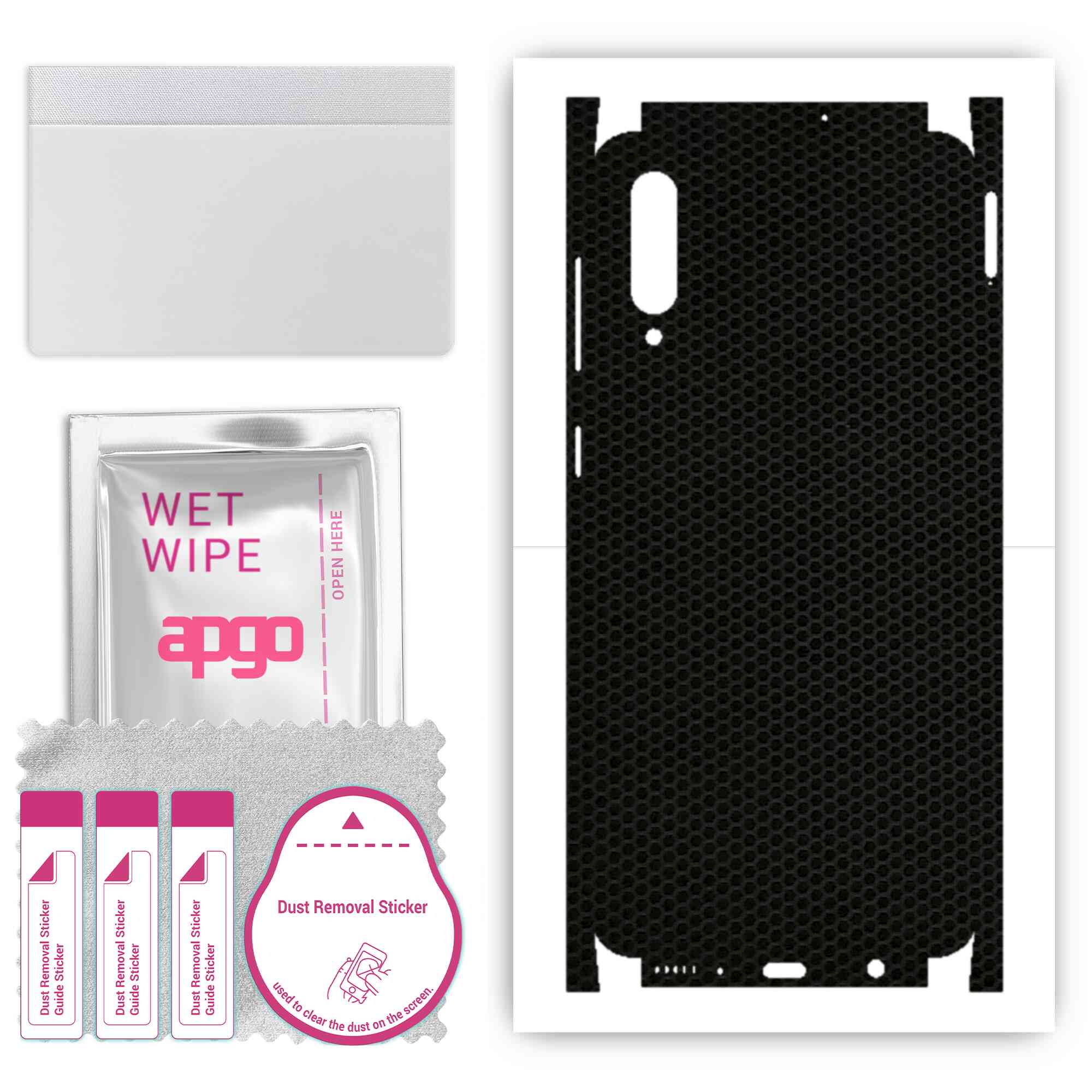 Apgo Protective Skin Sticker for the back+sides compatible with Samsung Galaxy A30s, Full Wrap Film, Foil, Vinyl - Pattern Matrix
Apgo Protective Skin Sticker for the back+sides compatible with Samsung Galaxy A30s, Full Wrap Film, Foil, Vinyl - Pattern Matrix