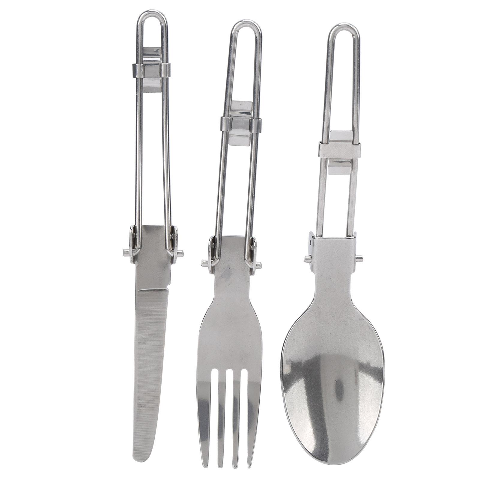 3 in 1 Portable Stainless Steel Picnic Foldable Fork Spoon Knife Outdoor Supplies
3 in 1 Portable Stainless Steel Picnic Foldable Fork Spoon Knife Outdoor Supplies