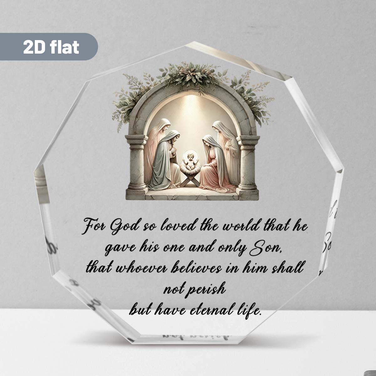 2D Flat Acrylic Nativity Scene Decoration, Indoor & Outdoor Decor -Use No Batteries/ Electricity Needed, Freedom Day Decorations, Shop Decoration, Du 9*8cm
2D Flat Acrylic Nativity Scene Decoration, Indoor & Outdoor Decor -Use No Batteries/ Electricity Needed, Freedom Day Decorations, Shop Decoration, Du 9*8cm