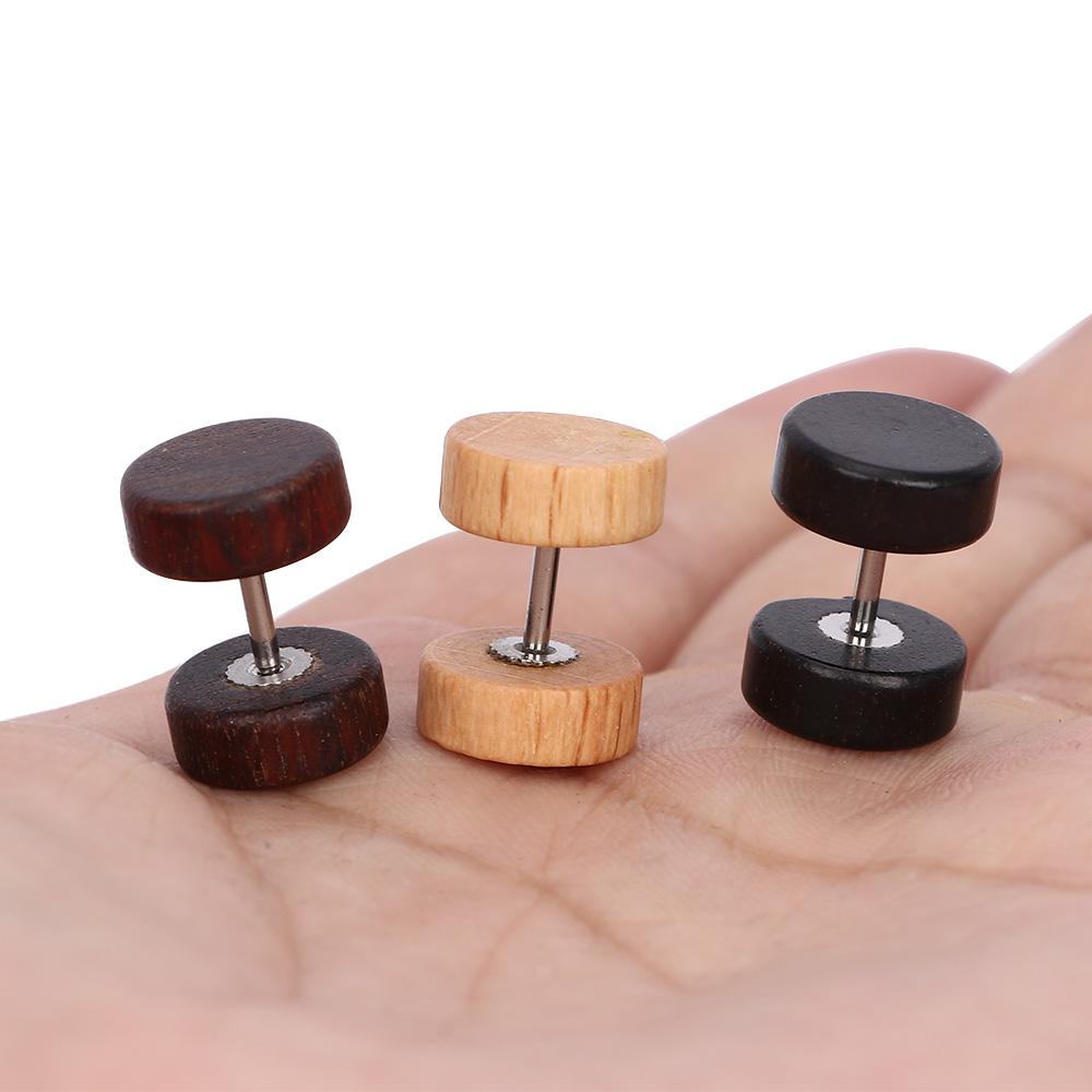 Steel Double Sided Natural Wooden Body Jewelry for Men Women Barbell Ear Stud Anti-Allergic
Steel Double Sided Natural Wooden Body Jewelry for Men Women Barbell Ear Stud Anti-Allergic