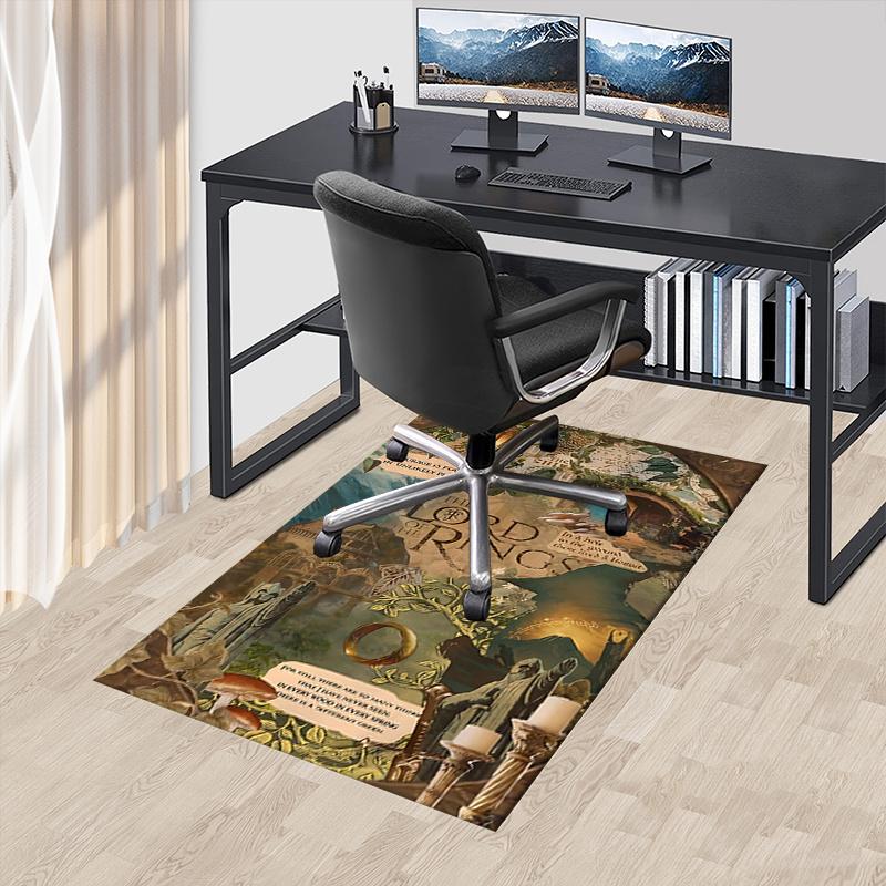 Lord of the Rings Polyester Office Carpet Chair Mats, Home Decor Dormitory Floor Protector with Anti-Skid Backing, Large Area Coverage,Chris 60cm by 90cm
Lord of the Rings Polyester Office Carpet Chair Mats, Home Decor Dormitory Floor Protector with Anti-Skid Backing, Large Area Coverage,Chris 60cm by 90cm
