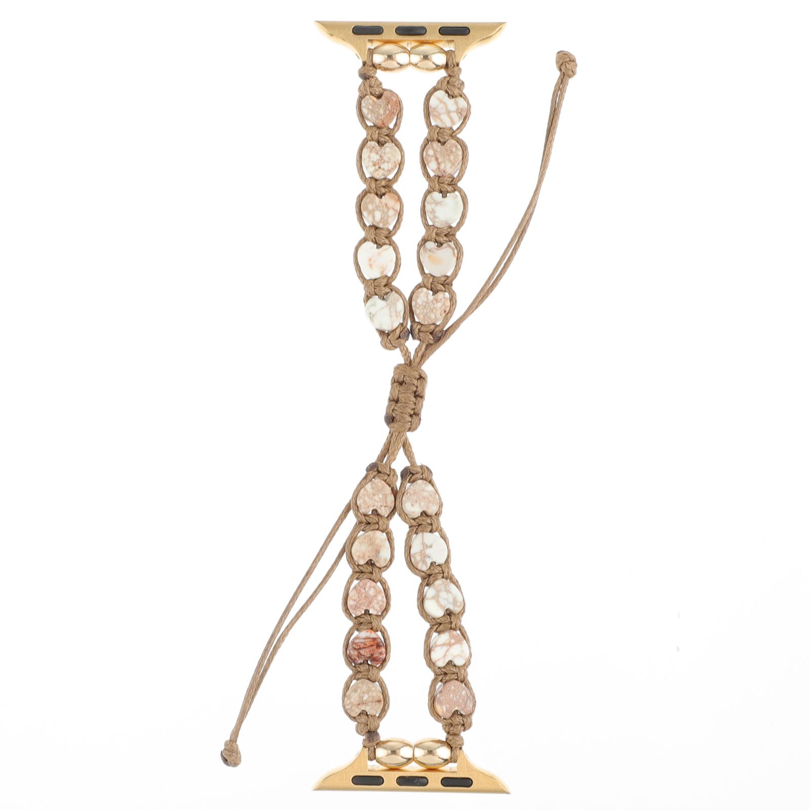 For Apple Watch 10 46mm/Ultra 2/Ultra 49mm/9 8 7 45mm/SE (2023) SE (2022) SE 6 5 4 44mm/3 2 1 42mm Watch Band Stone Bracelet White
For Apple Watch 10 46mm/Ultra 2/Ultra 49mm/9 8 7 45mm/SE (2023) SE (2022) SE 6 5 4 44mm/3 2 1 42mm Watch Band Stone Bracelet White