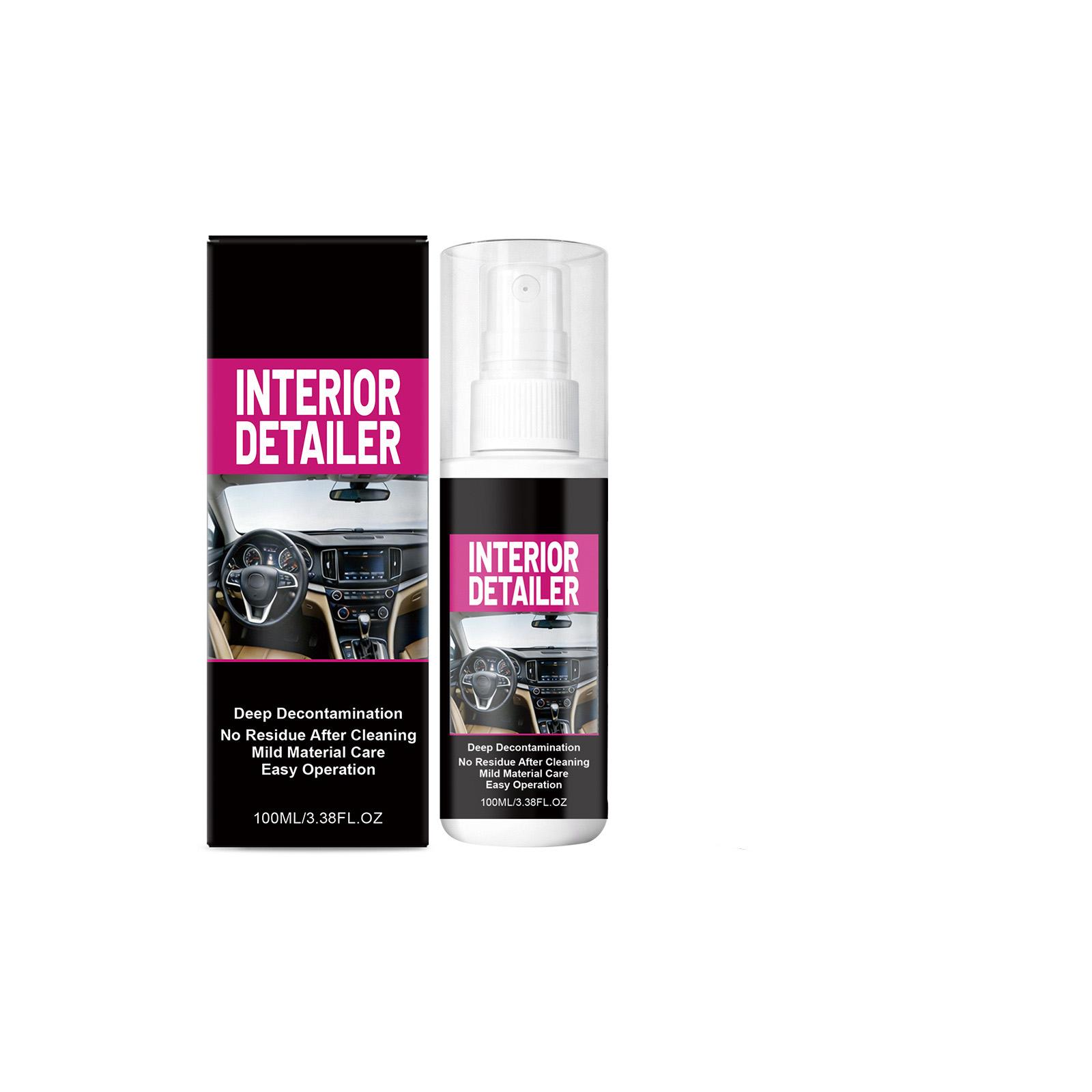 Car Interior Cleaner - Car Interior Odor Removal, Stain Cleaning, Refurbishment, Maintenance And Care Agent 100ml One Size
Car Interior Cleaner - Car Interior Odor Removal, Stain Cleaning, Refurbishment, Maintenance And Care Agent 100ml One Size